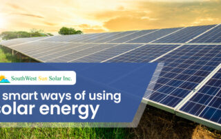 5 smart ways of using solar energy