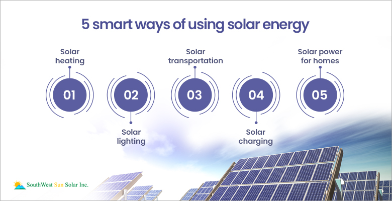 smart ways of using solar energy